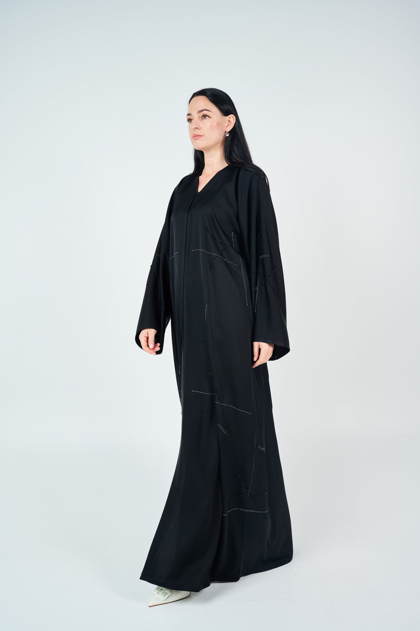 Bead-embellished Abaya