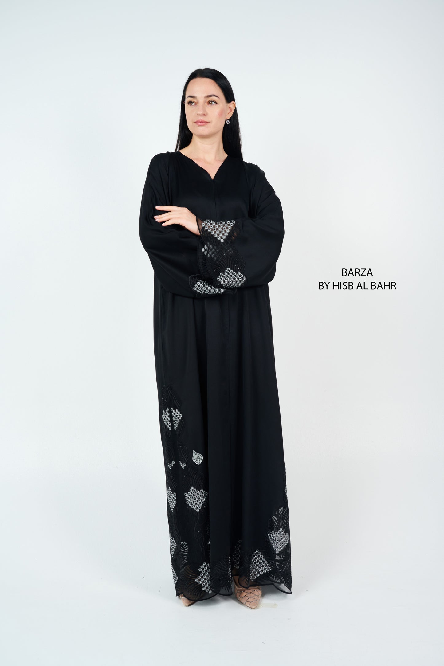 Lace- Embellished Abaya