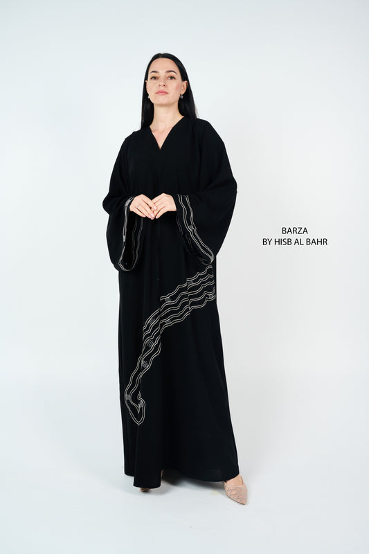 Wave - Embroidered Abaya