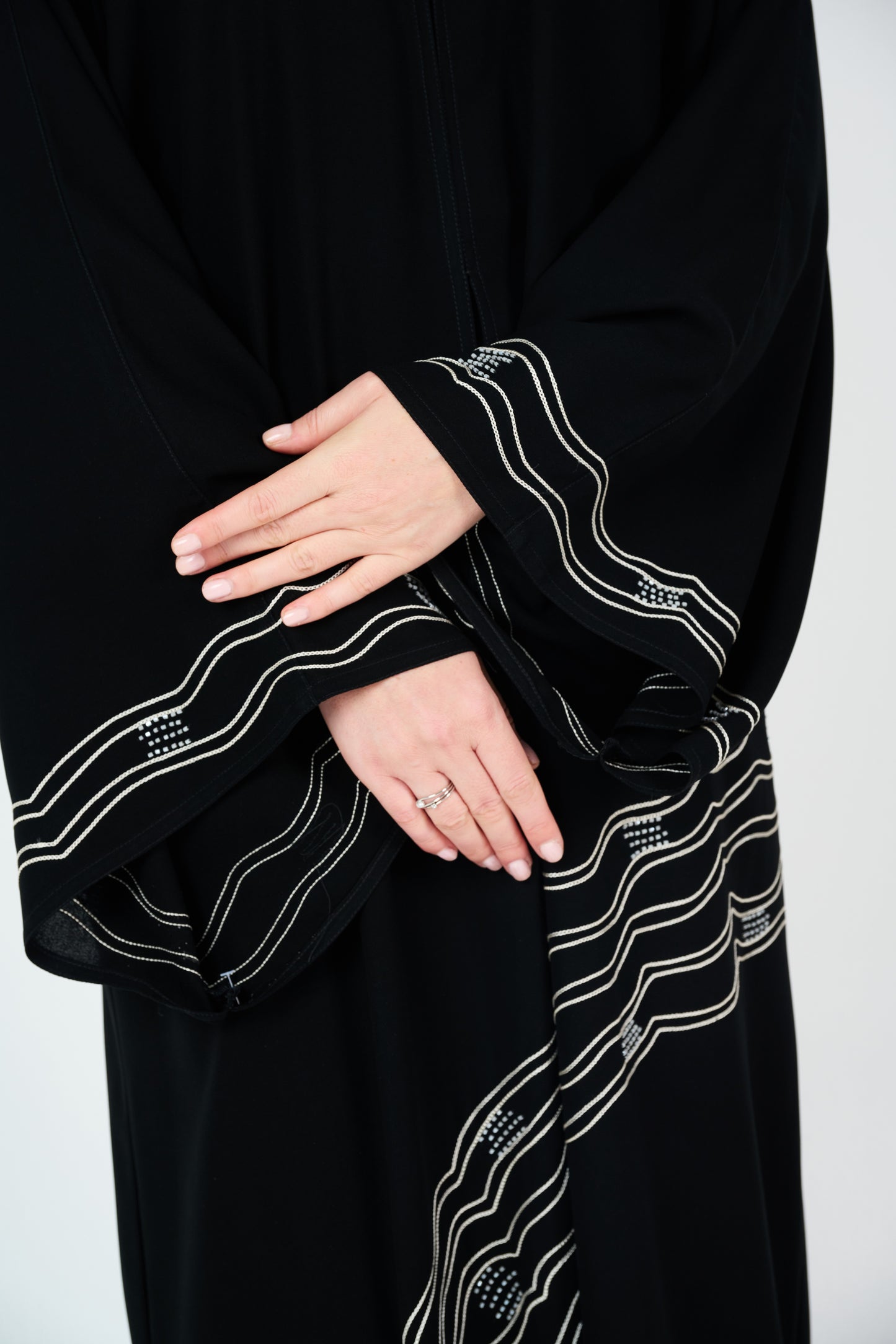 Wave - Embroidered Abaya