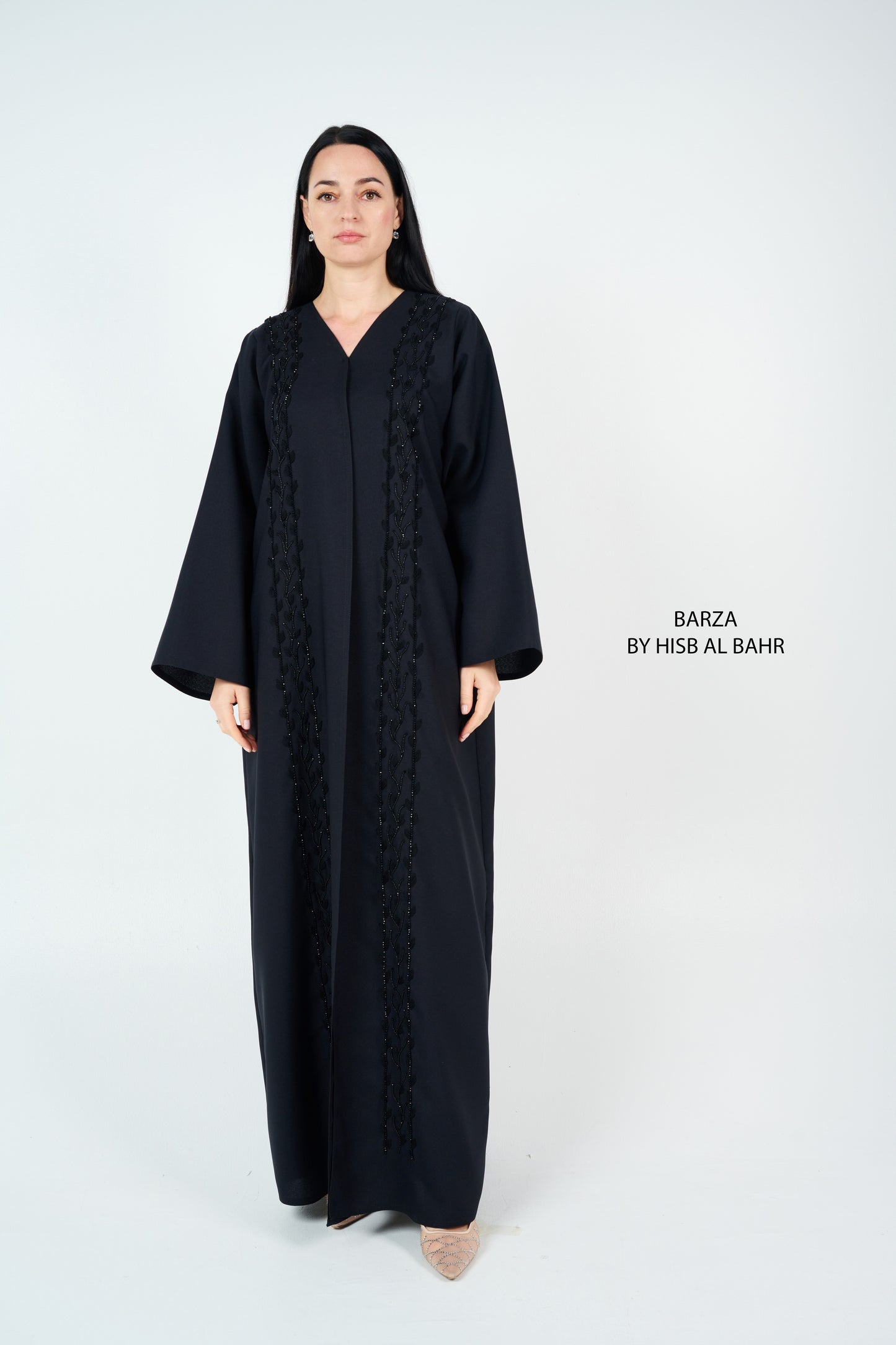 Leave Design - Embellished Abaya