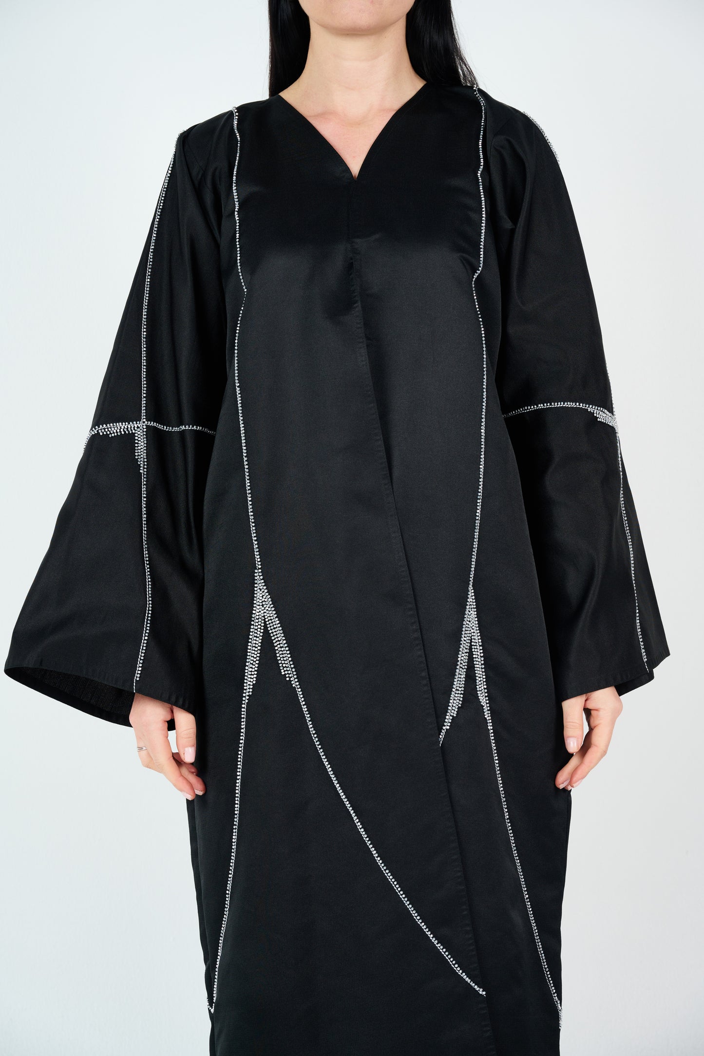 Bead-embellished Abaya