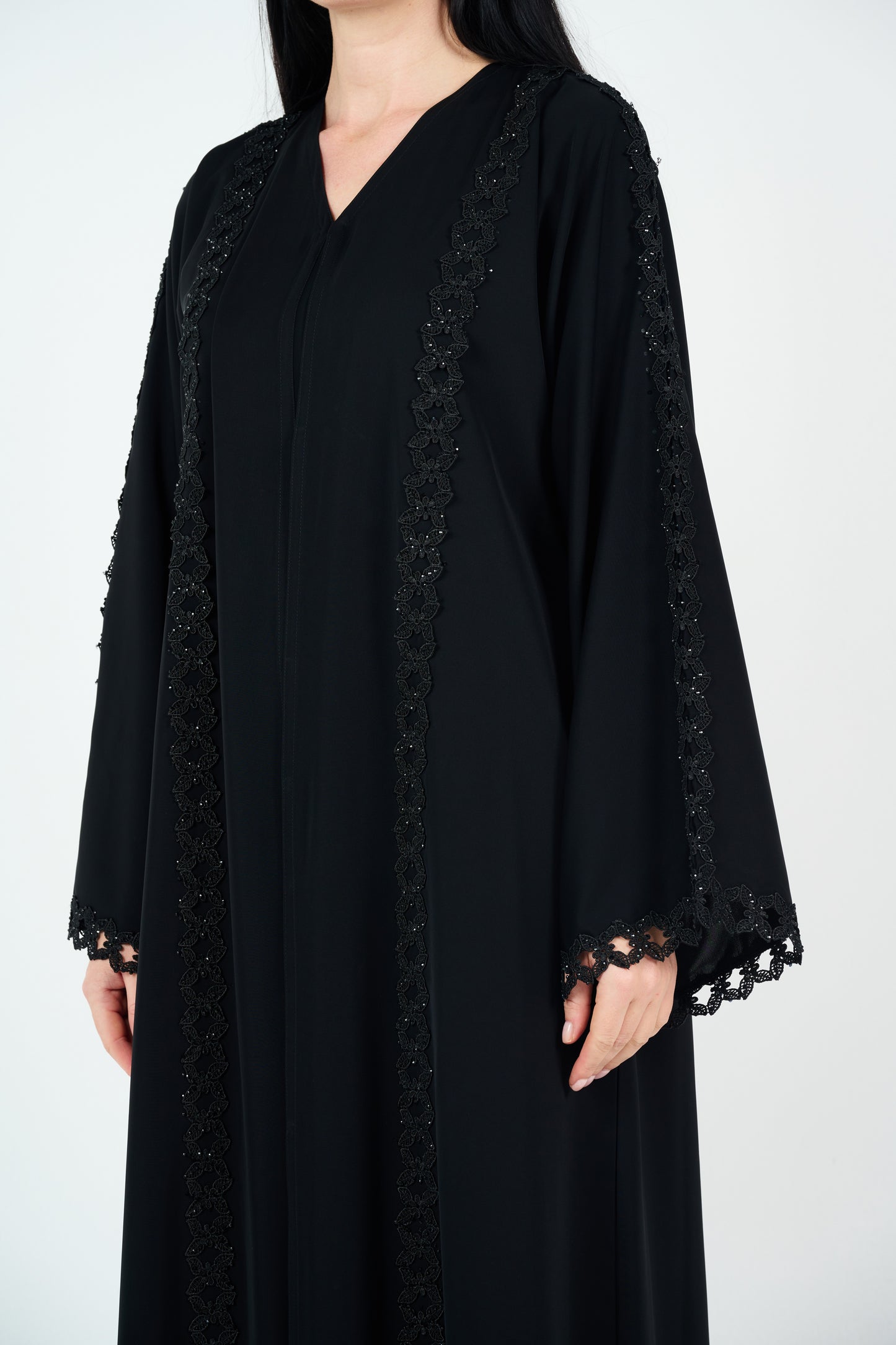 Butterfly Lace -Abaya