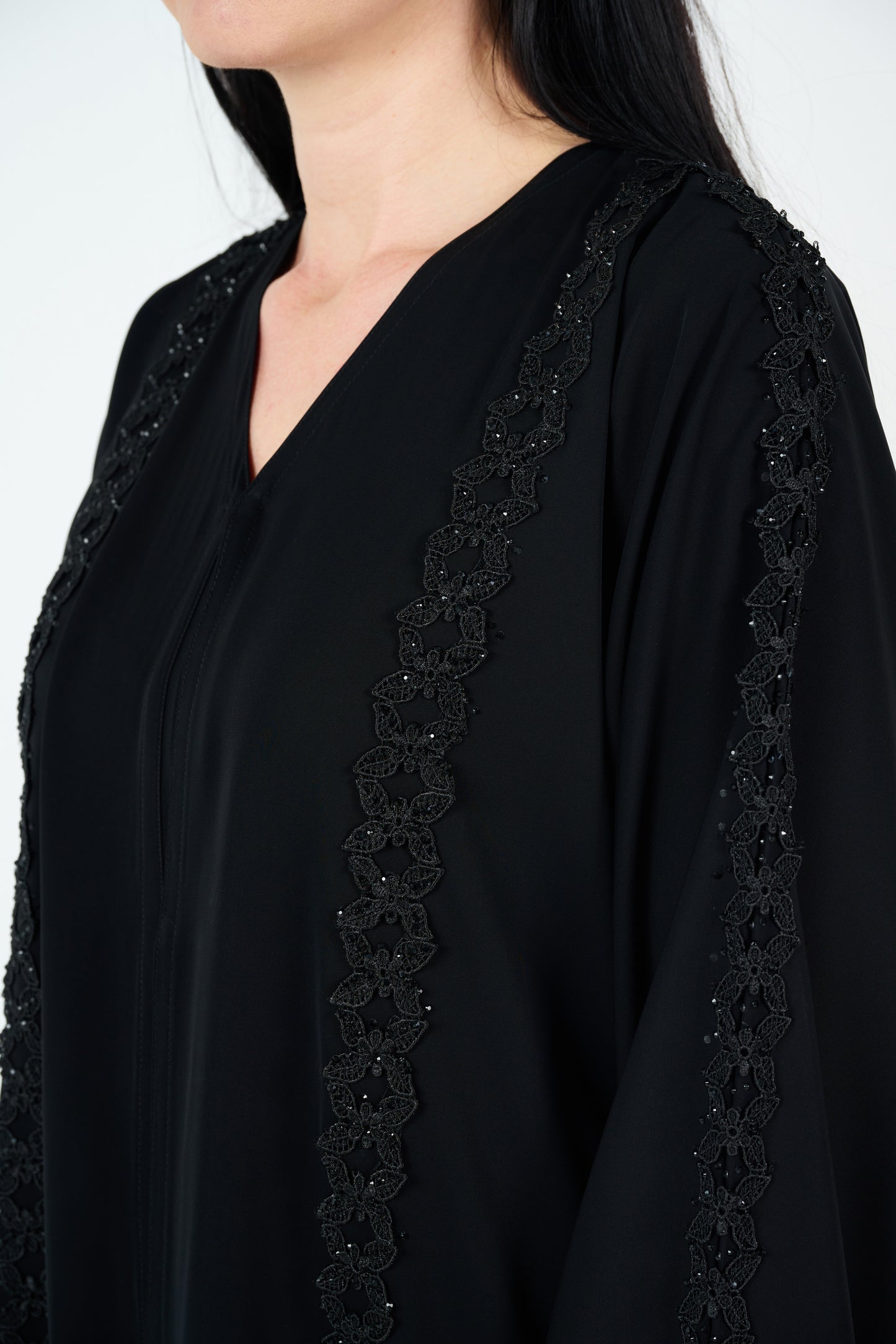 Butterfly Lace -Abaya