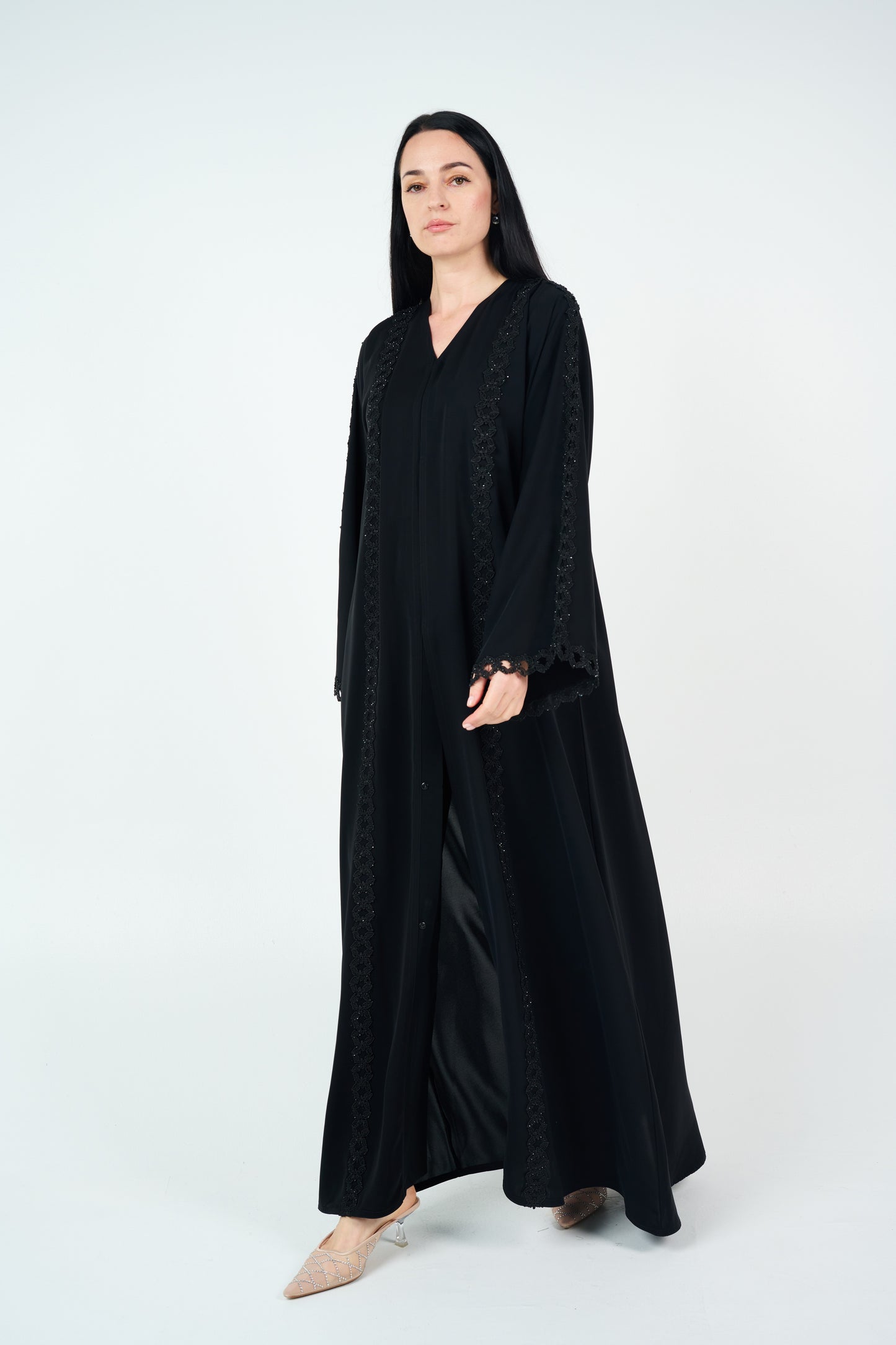 Butterfly Lace -Abaya