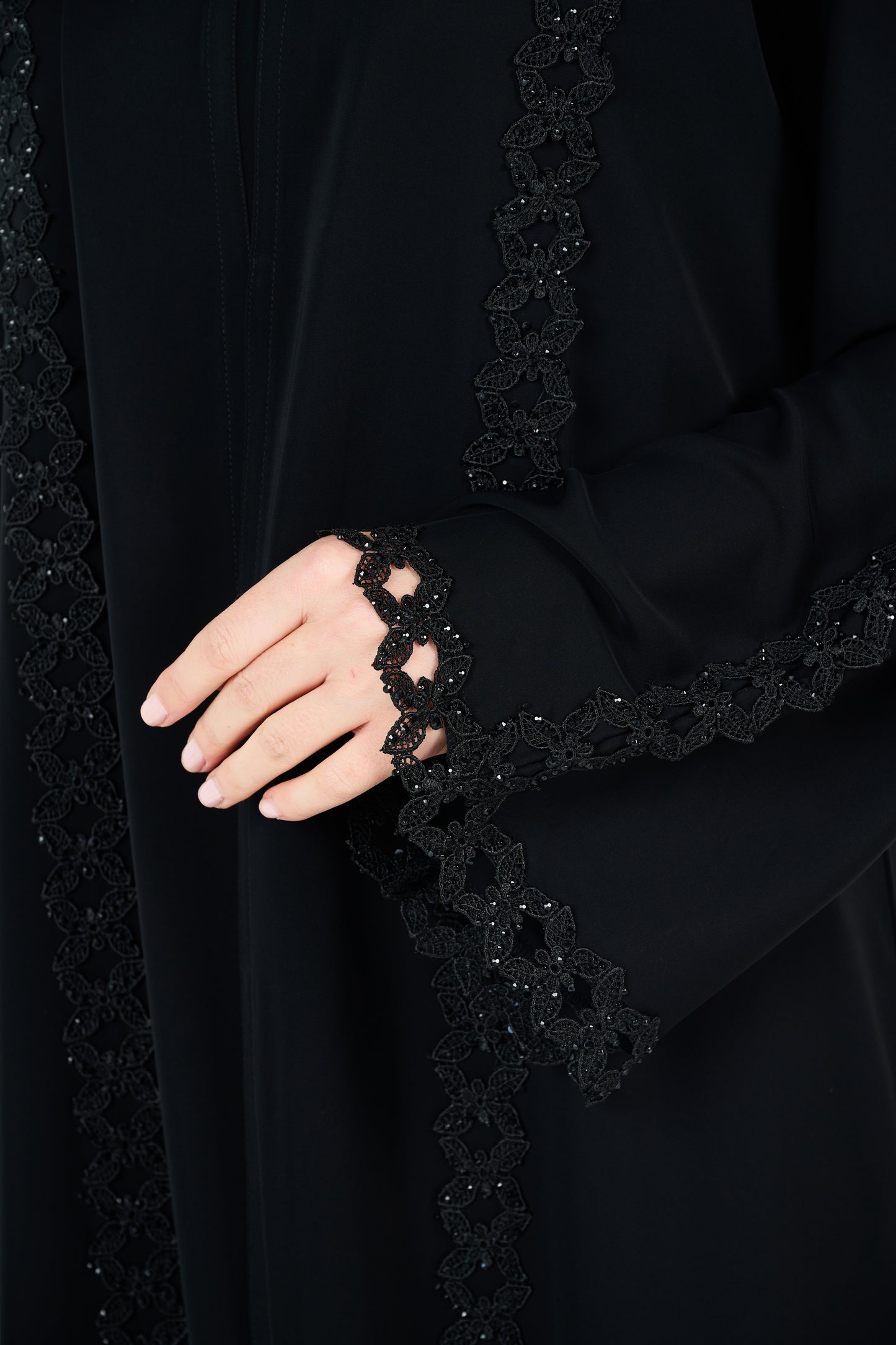 Butterfly Lace -Abaya