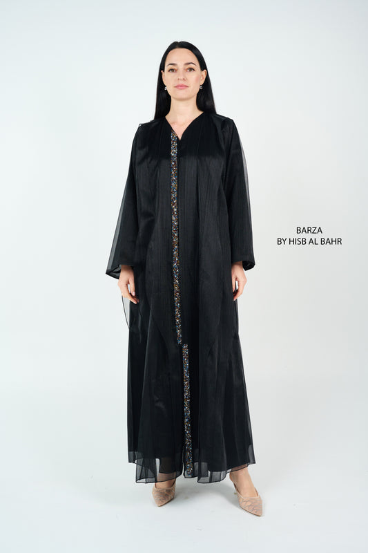 Color Stones - embellished Abaya