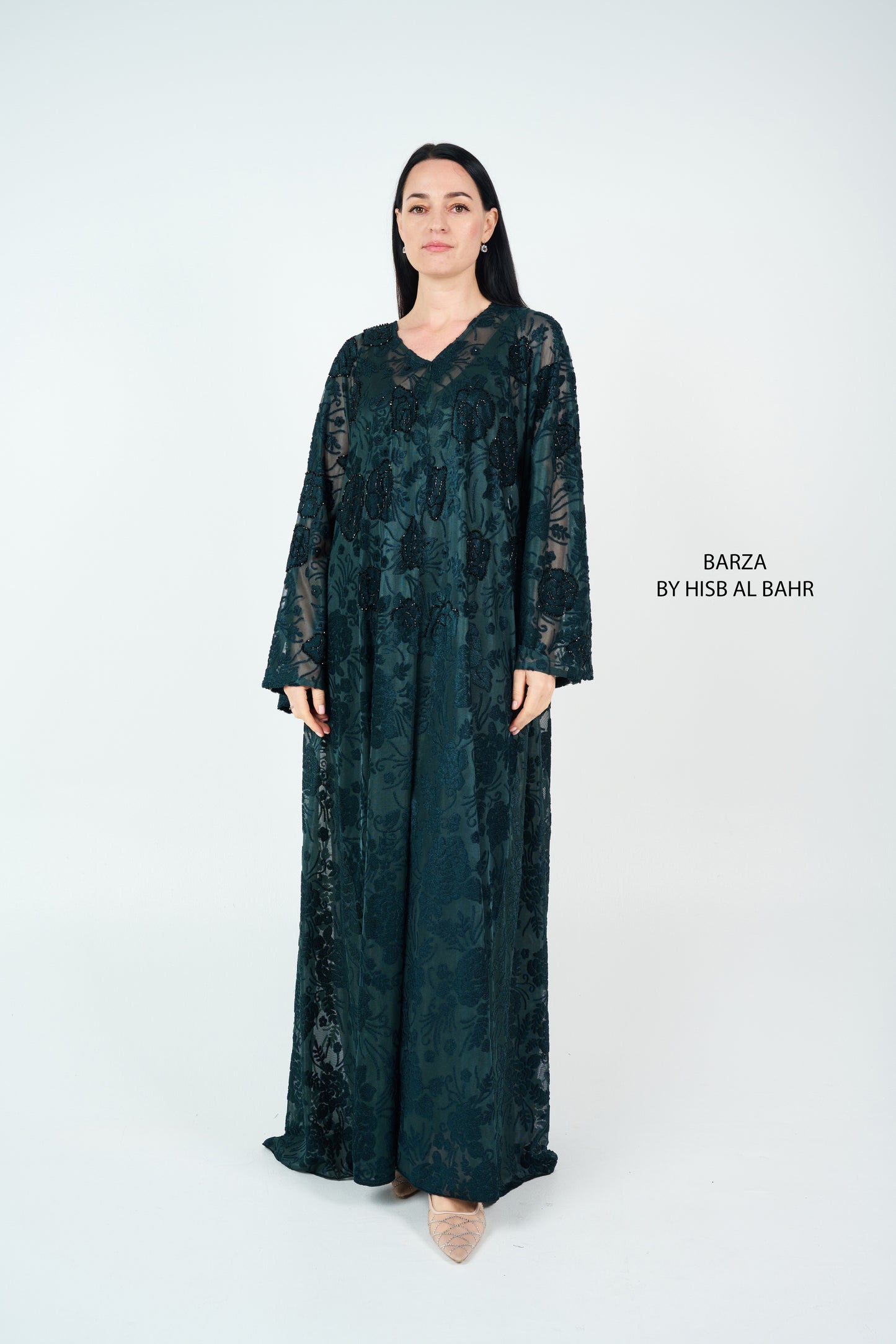 Floral Embroidered Abaya