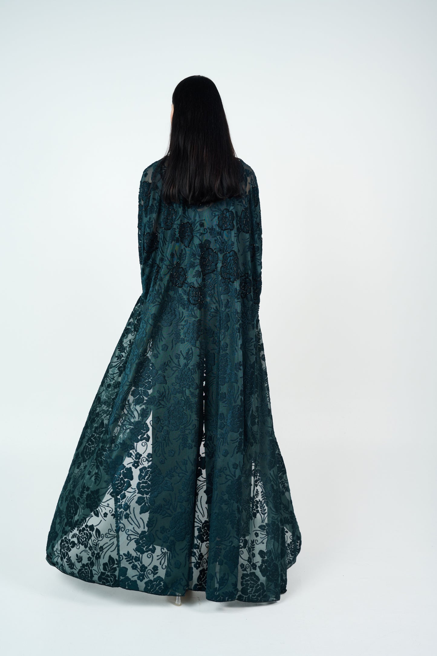 Floral Embroidered Abaya