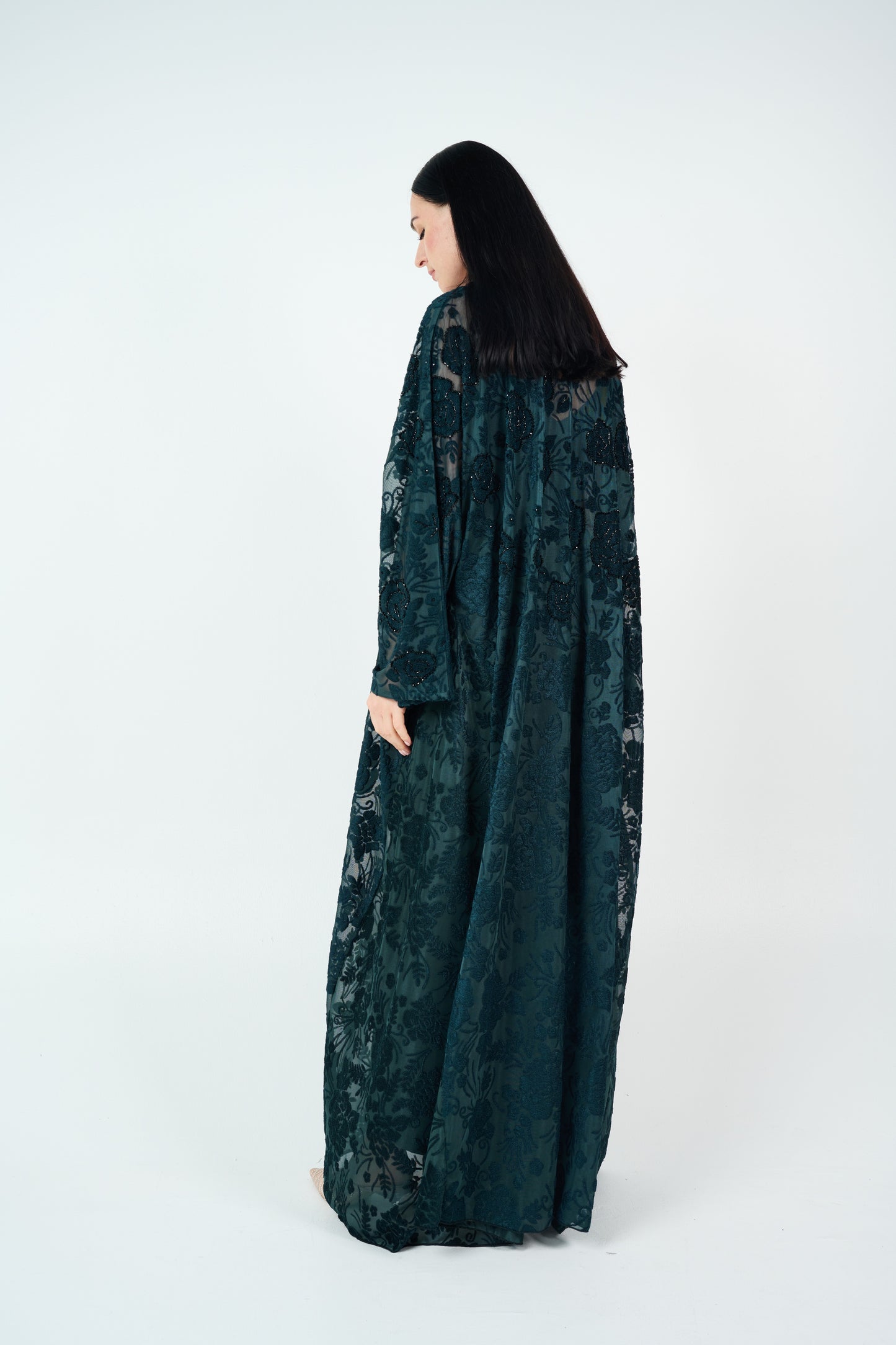 Floral Embroidered Abaya