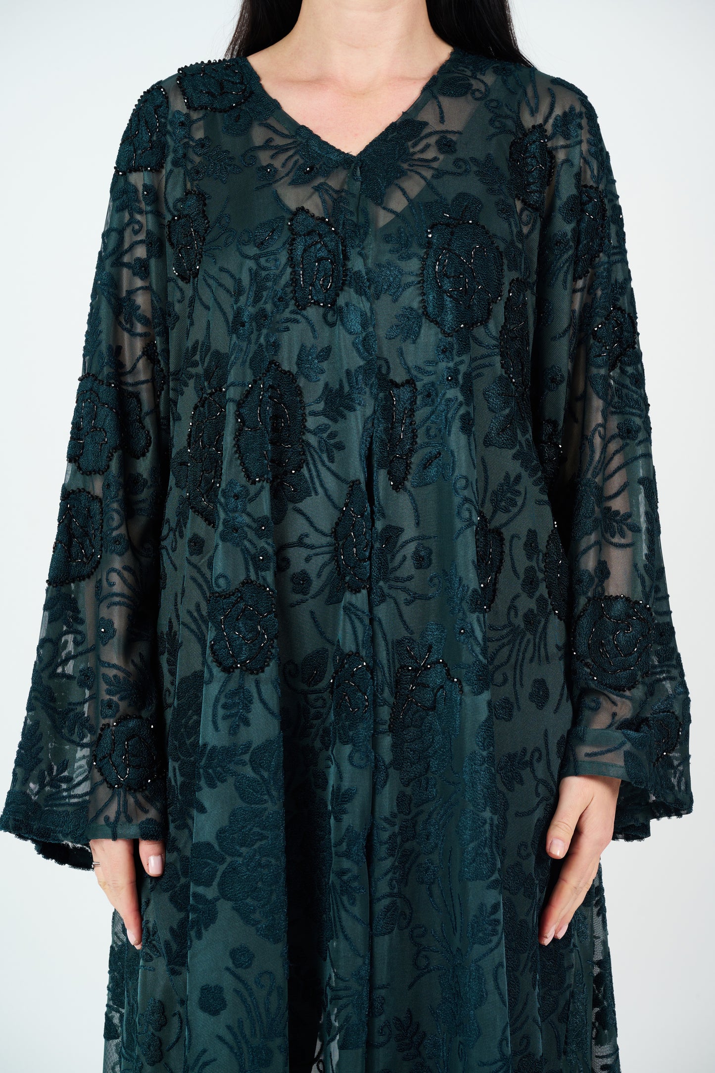 Floral Embroidered Abaya