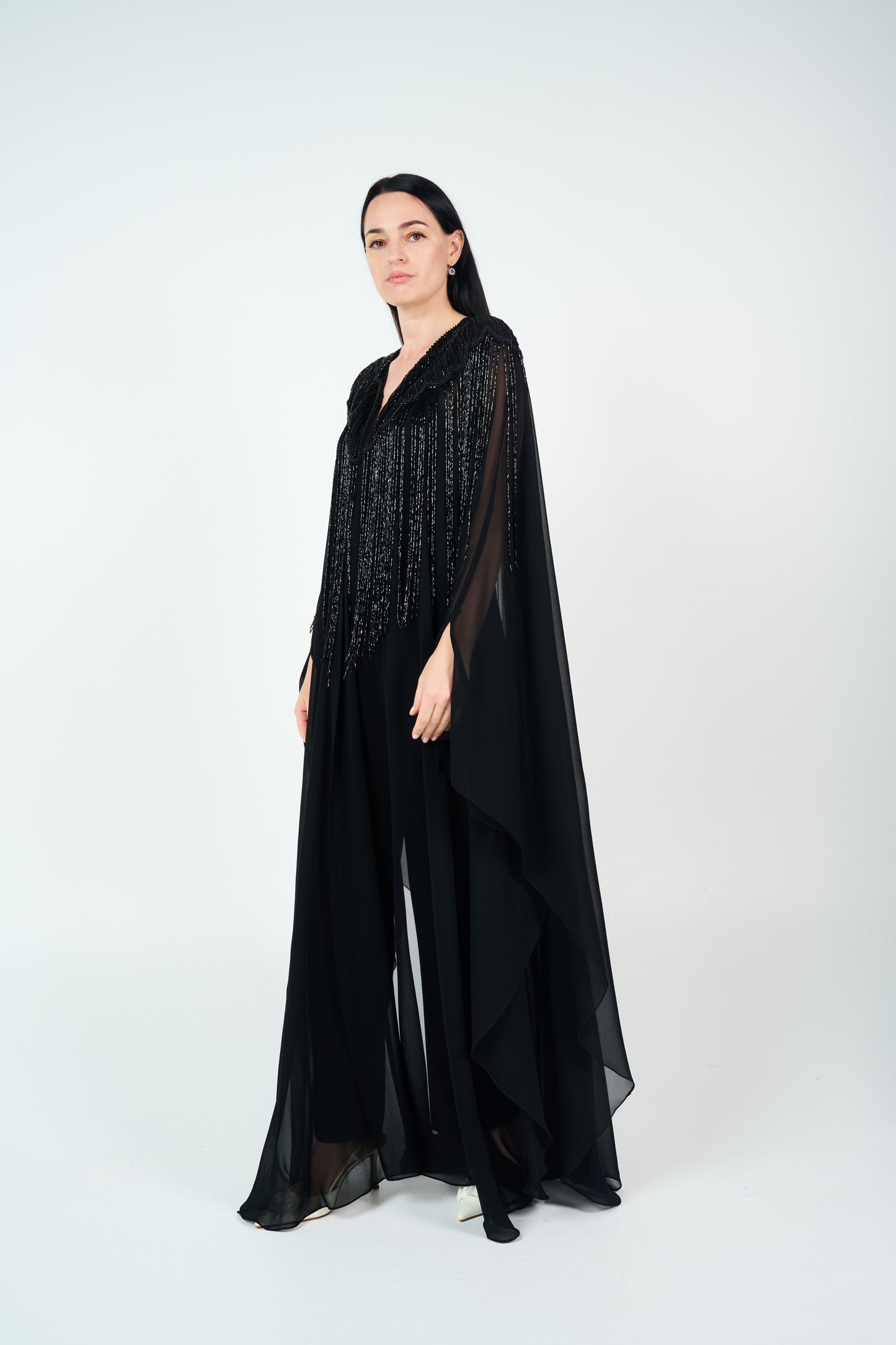 Bead - Embellished Abaya