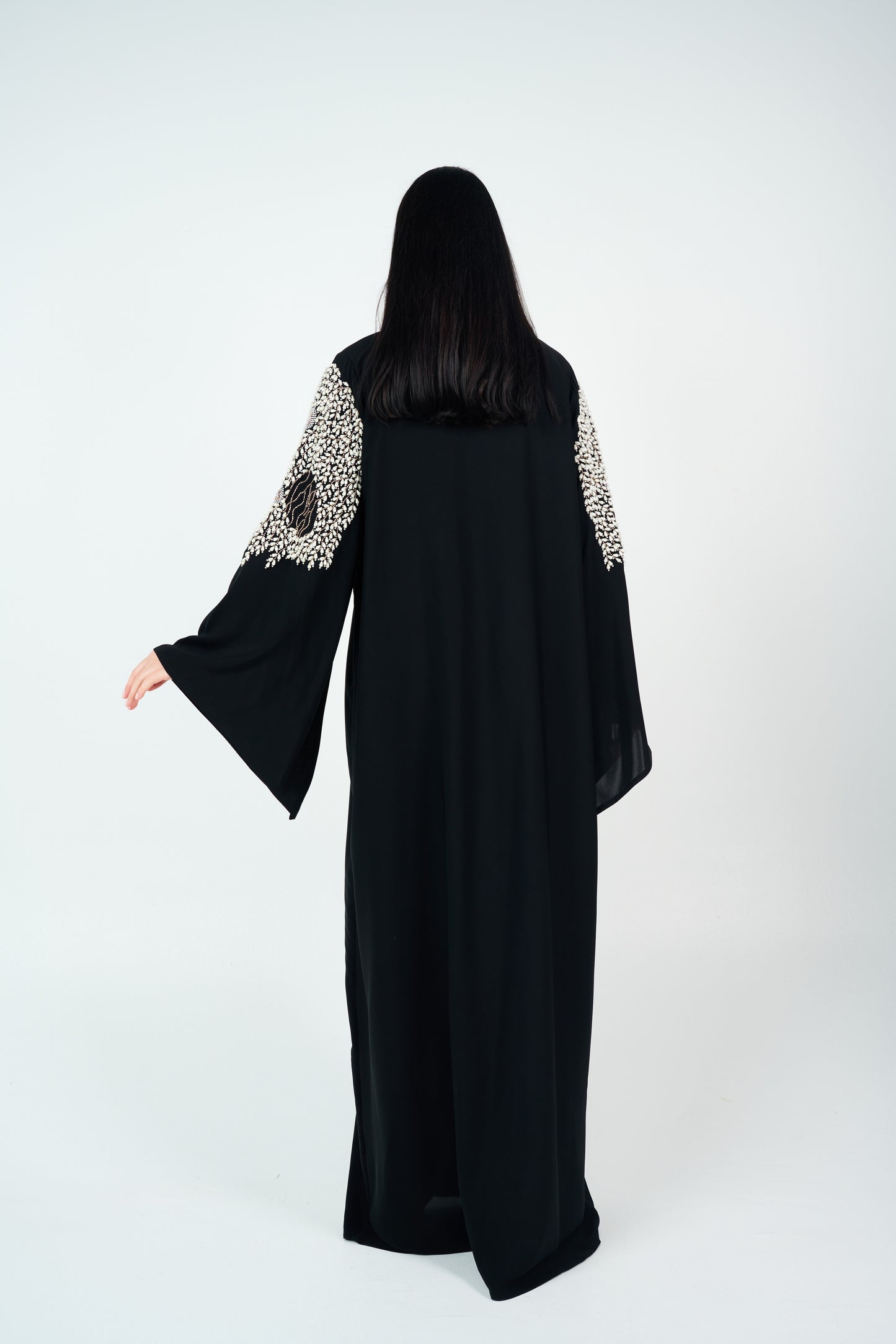 Bead Embellished Abaya